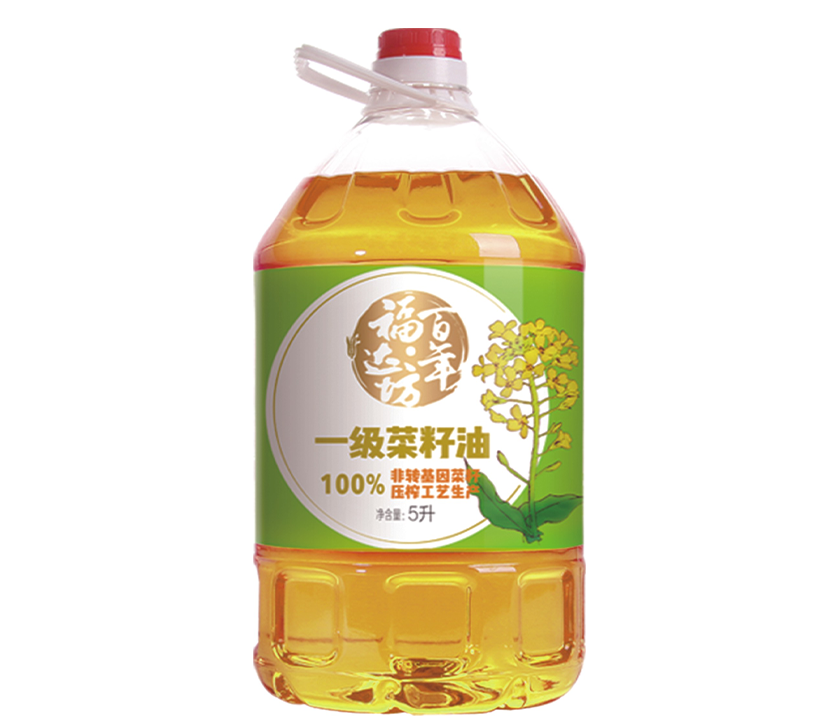 百年福达坊一级菜籽油5升
