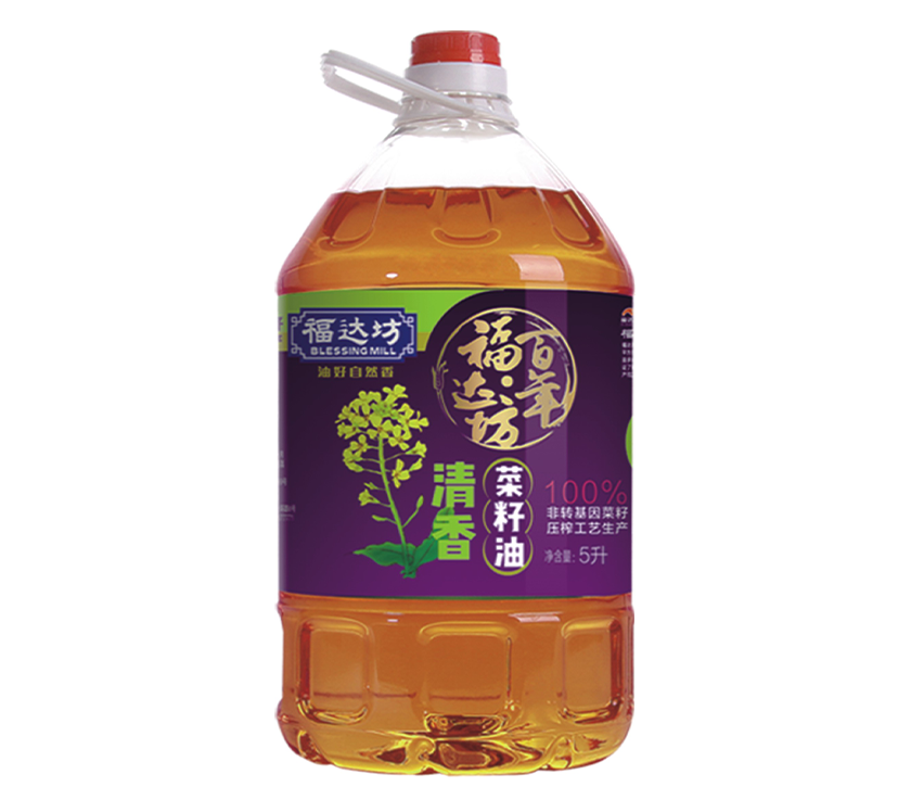 百年福达坊清香菜籽油5升