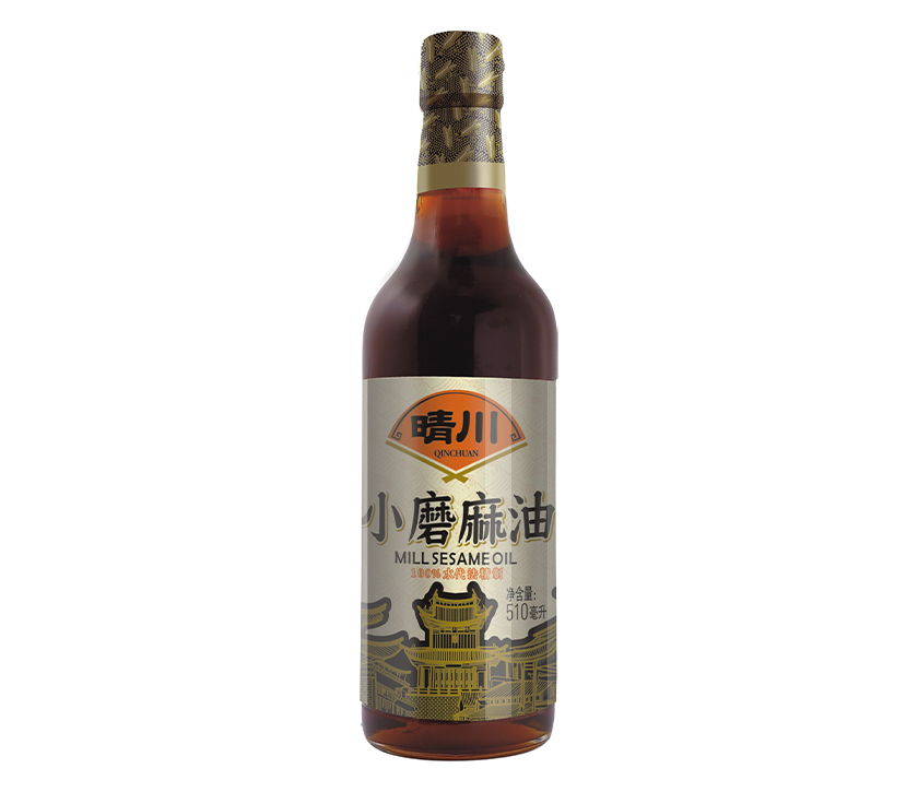 晴川小磨麻油510毫升