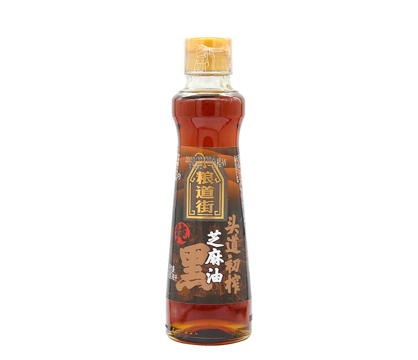 粮道街黑芝麻油180ml